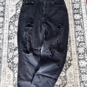 Aeropostale Women’s Black Distressed Jeans